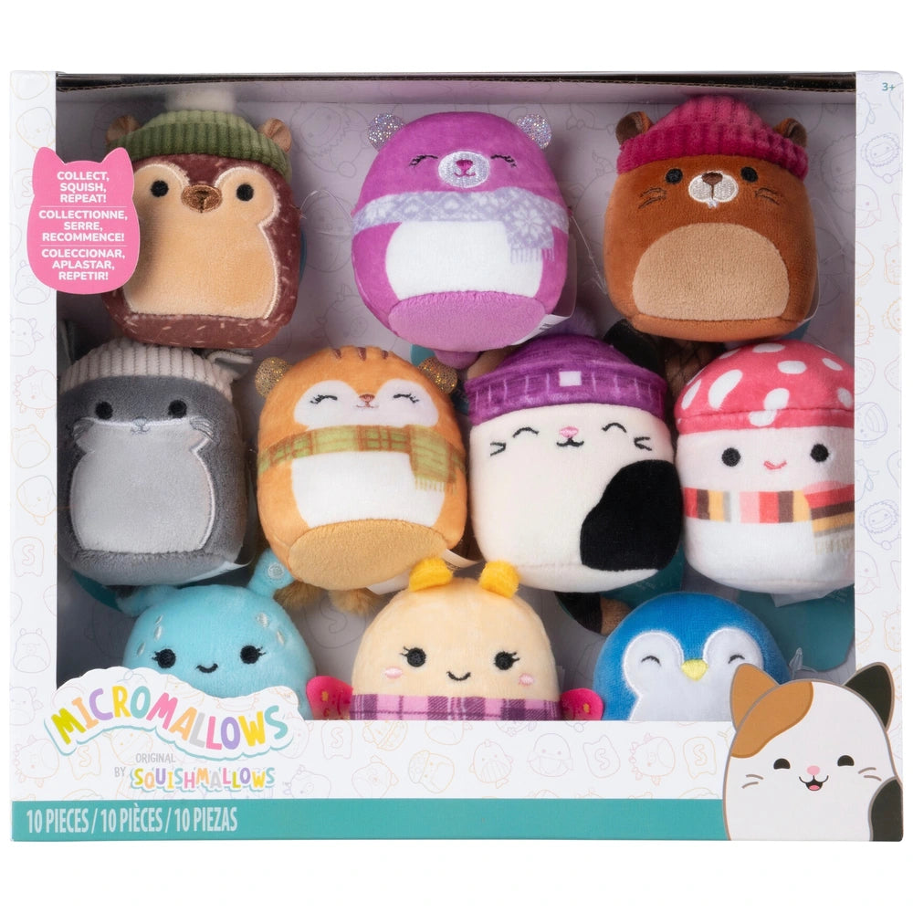 Original Squishmallows Micromallows Plush 10 Pack