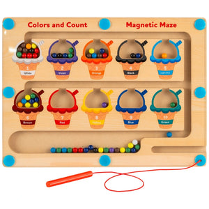 Squirrel Play Magnetic Colour And Number Maze