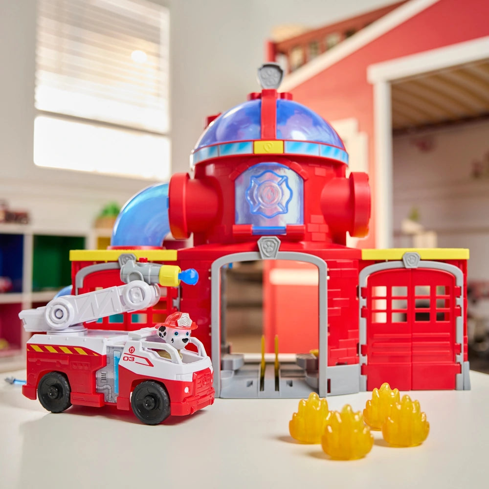 Paw Patrol Fire Rescue Command Centre With Marshall Figure