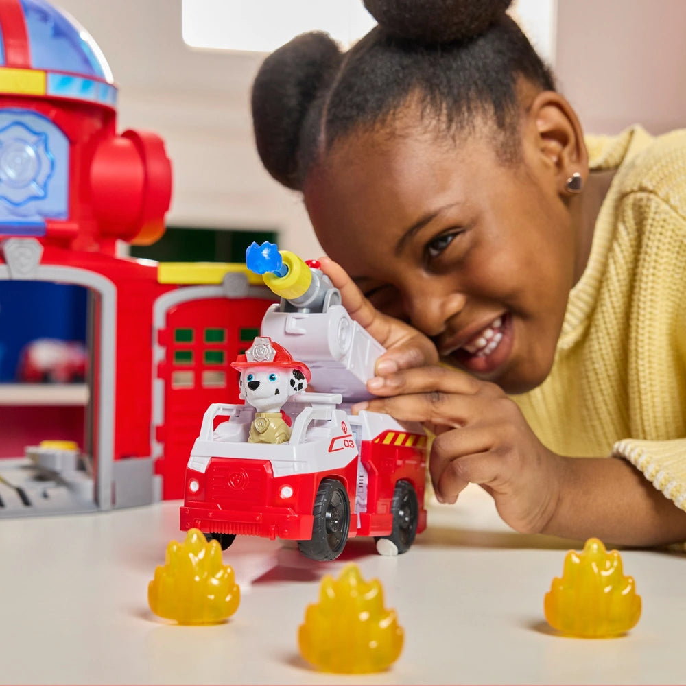 Paw Patrol Fire Rescue Command Centre With Marshall Figure