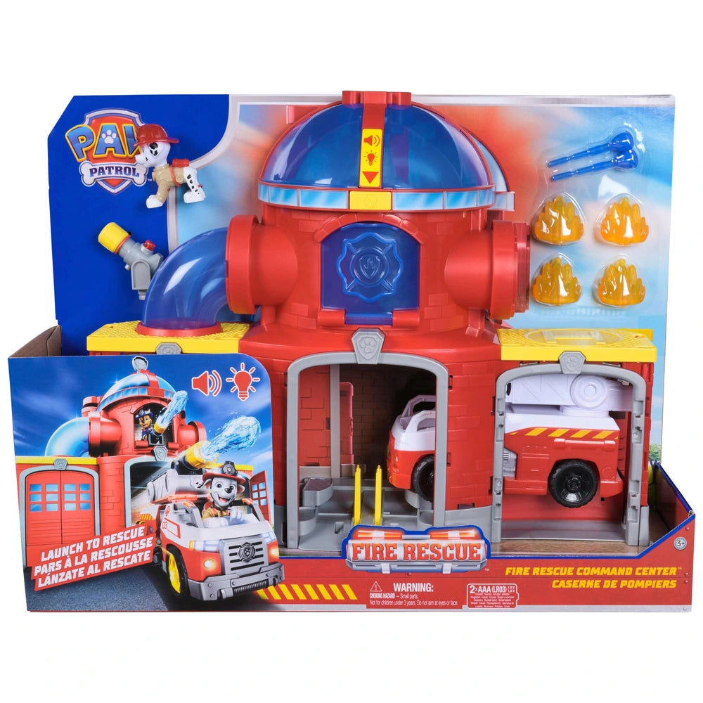 Paw Patrol Fire Rescue Command Centre With Marshall Figure