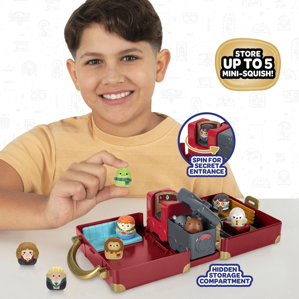 Original Squishmallows Squish-A-Longs Harry Potter Hogwarts Express Playset