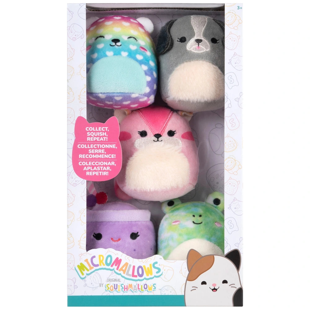 Original Squishmallows Micromallows Plush 5 Pack