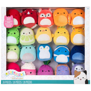 Original Squishmallows Micromallows Plush 20 Pack (With Ricky The Clownfish)
