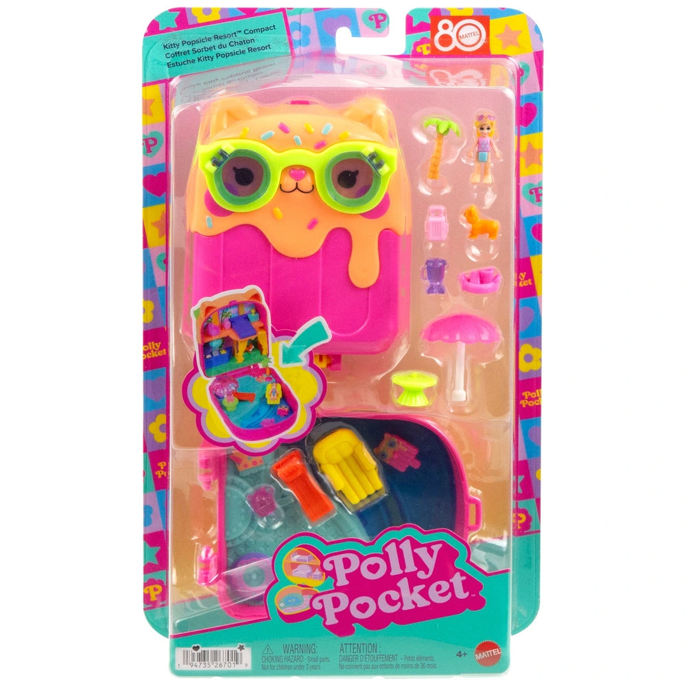 Polly Pocket Kitty Popsicle Resort Compact