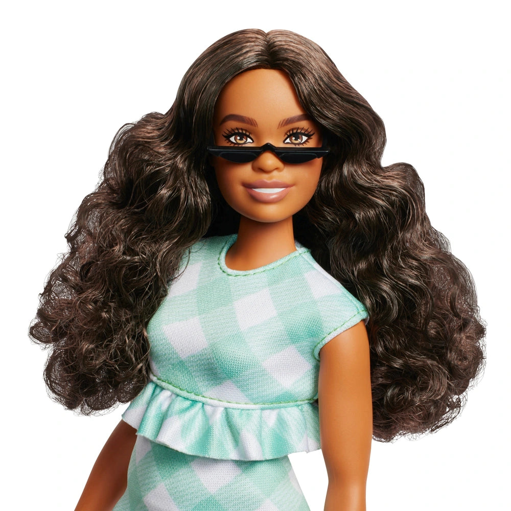 Barbie Fashionistas 240 Mint Green Gingham Doll