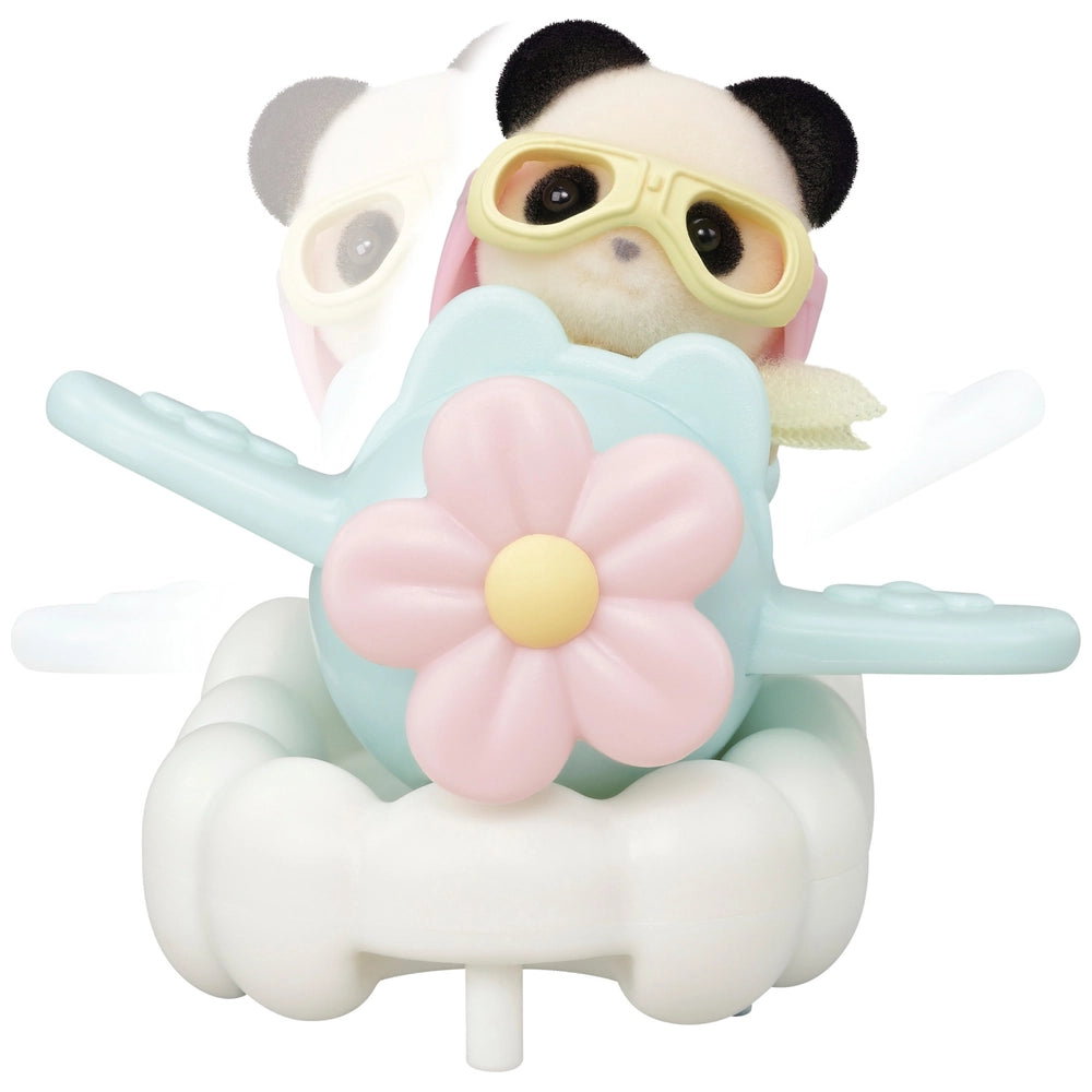 Sylvanian Families Amusement Park Ride Plane And Train Set