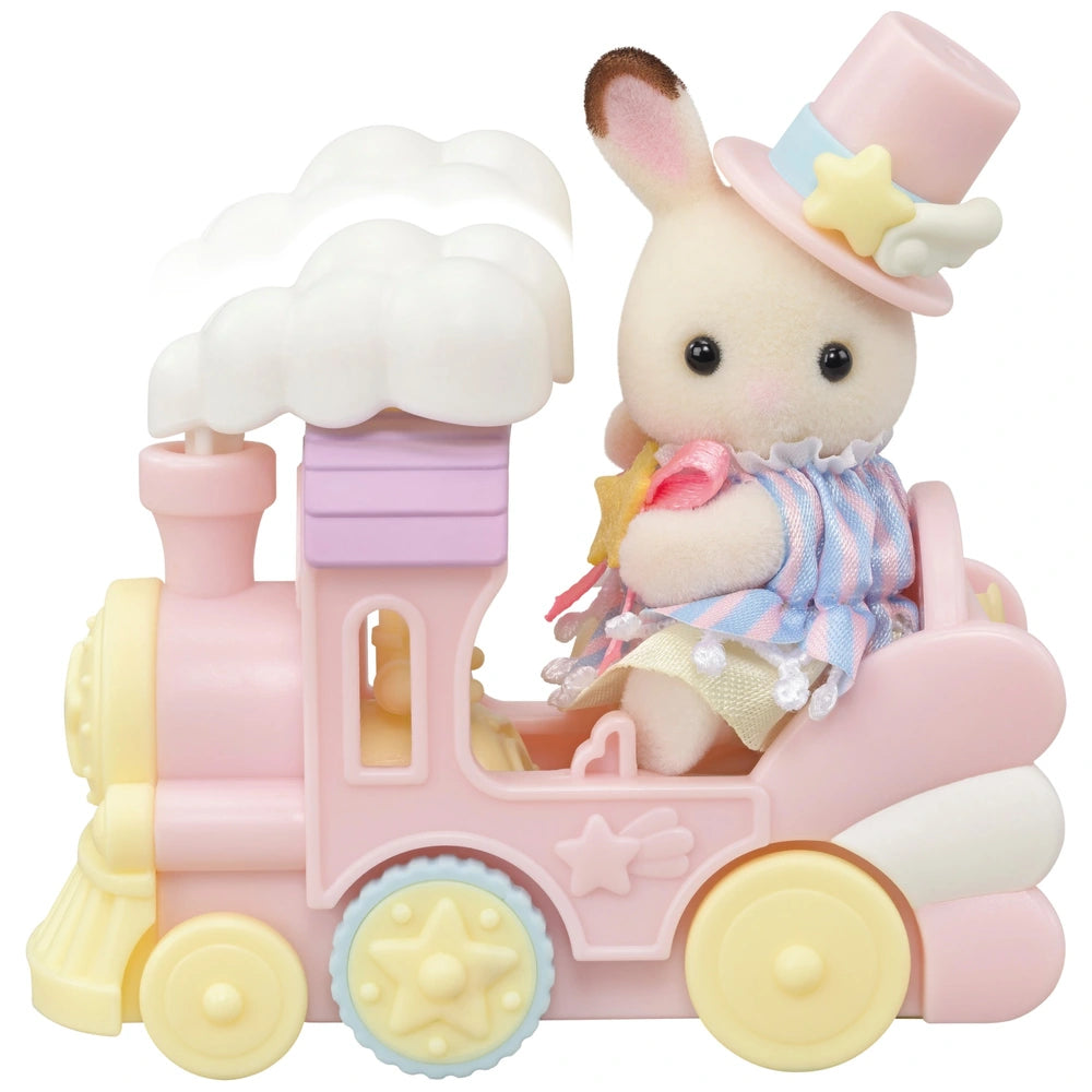Sylvanian Families Amusement Park Ride Plane And Train Set