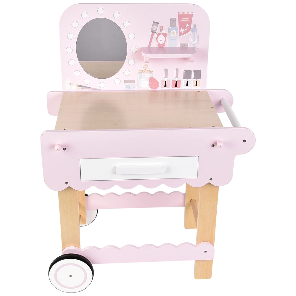 Dimples Wooden Vanity Cart