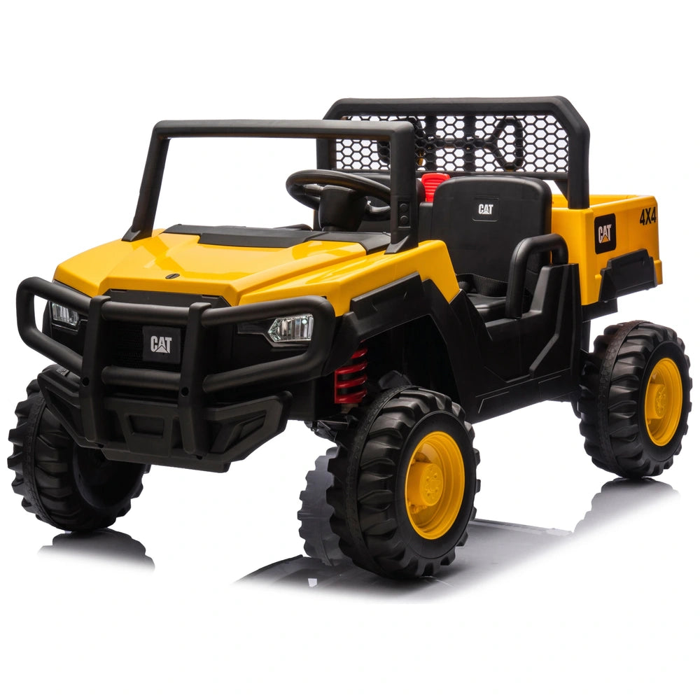 Cat Utv 2-Seater 10.8V Lithium Electric Ride On With Parental Controls