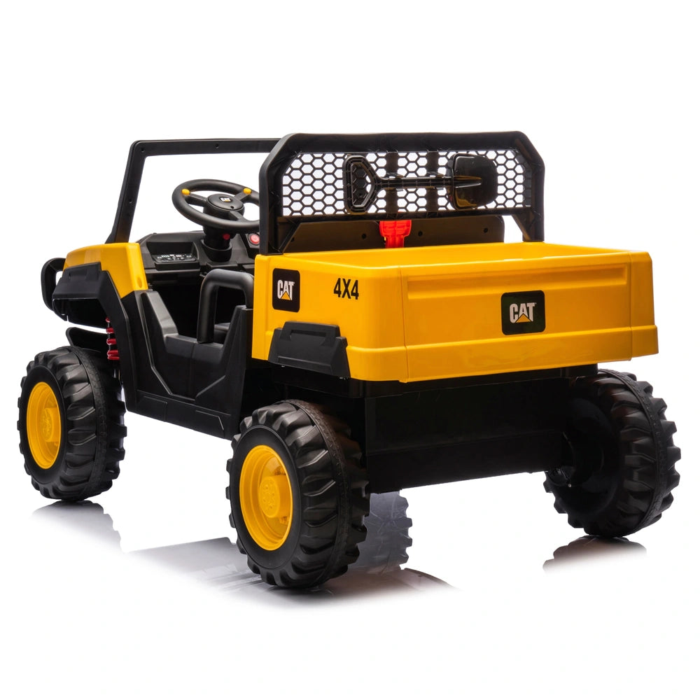 Cat Utv 2-Seater 10.8V Lithium Electric Ride On With Parental Controls