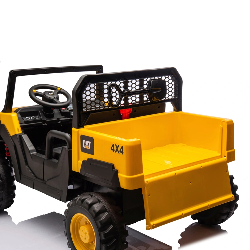 Cat Utv 2-Seater 10.8V Lithium Electric Ride On With Parental Controls