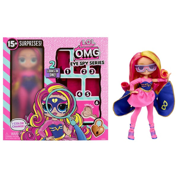 L.o.l. Surprise! O.m.g. Eye Spy Fashion Doll Sabrina Sky (Superhero)