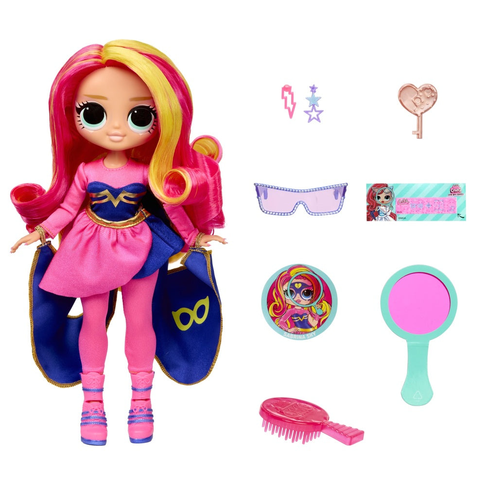L.o.l. Surprise! O.m.g. Eye Spy Fashion Doll Sabrina Sky (Superhero)