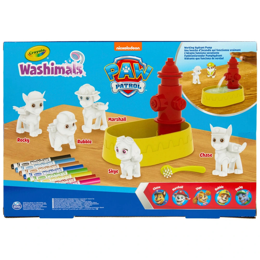 Crayola Washimals Paw Patrol Fire Hydrant Set