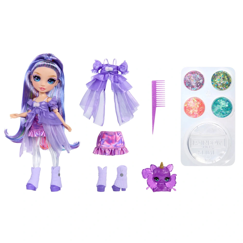 Rainbow High Doll Rainbow Shimmers With Slime Violet