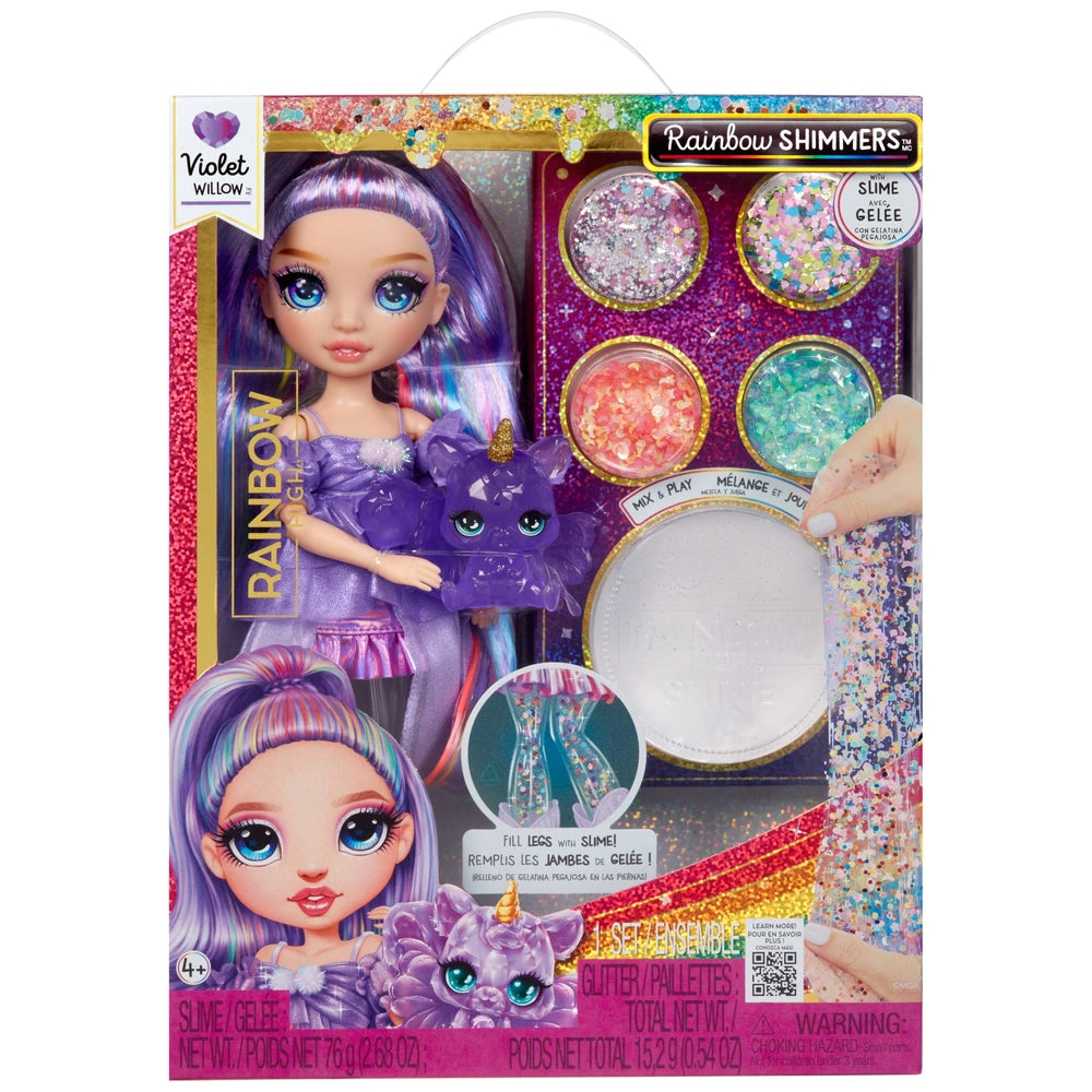 Rainbow High Doll Rainbow Shimmers With Slime Violet