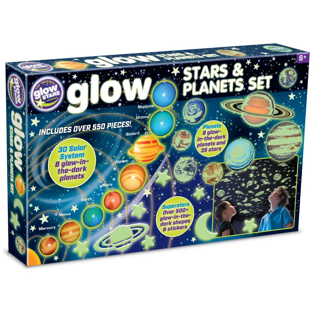 Glowstars Stars And Planets 550+ Piece Pack