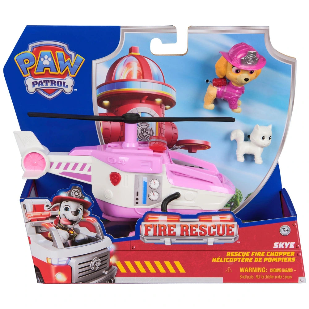 Paw Patrol Fire Rescue Vehicle Skye With Rescue Fire Chopper