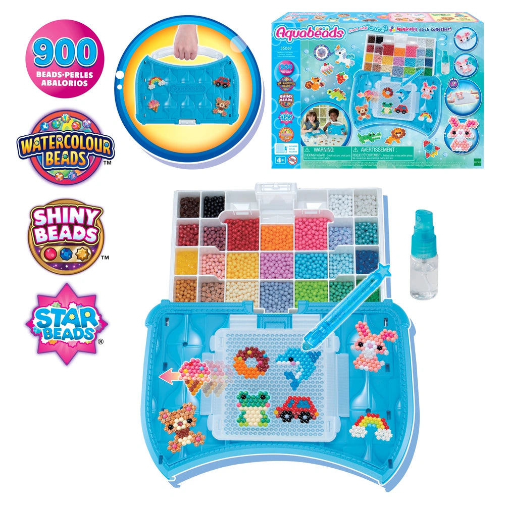 Aquabeads Beginners Craft Studio Set With 900 Beads