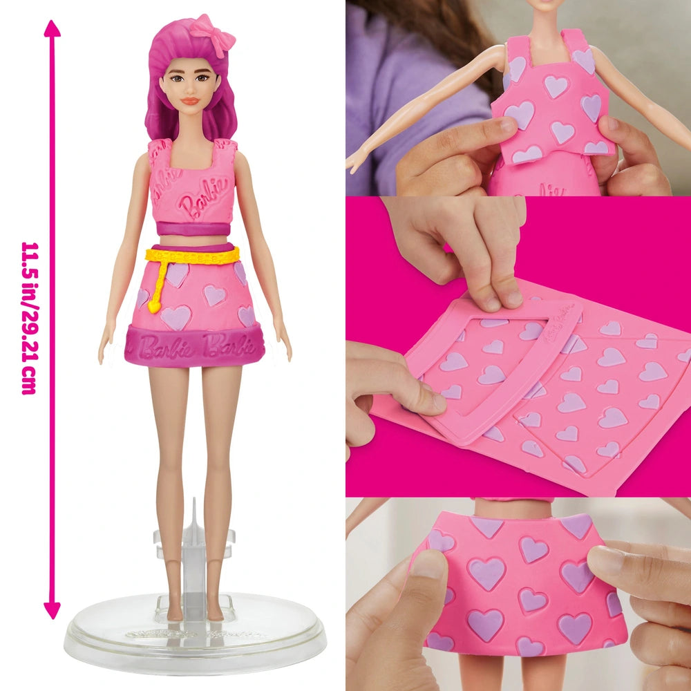 Play-Doh Barbie Hearts And Hair Doll Set