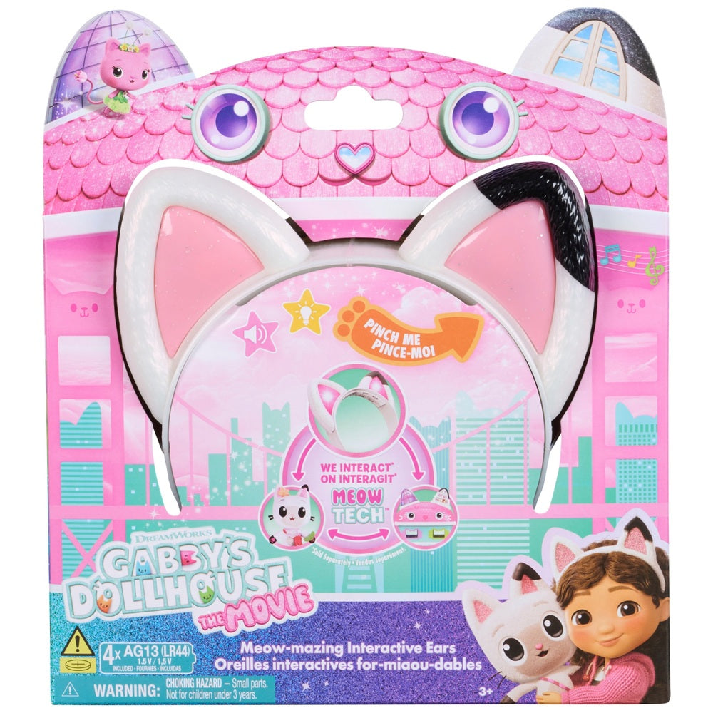 Gabby's Dollhouse: The Movie Interactive Toy Meow-Mazing Ears Headband