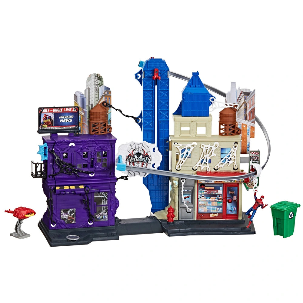 Marvel Spider-Man Venomversus Web Slinging City Playset