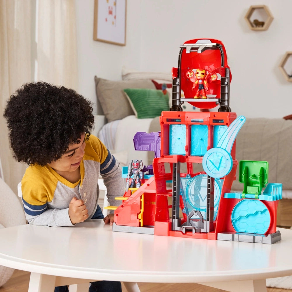 Marvel Iron Man And His Awesome Friends Playset Iron Quarters