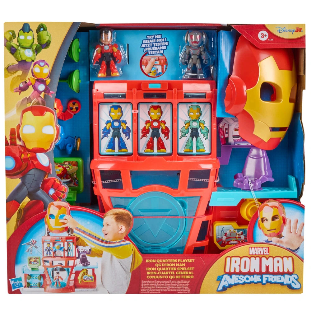 Marvel Iron Man And His Awesome Friends Playset Iron Quarters