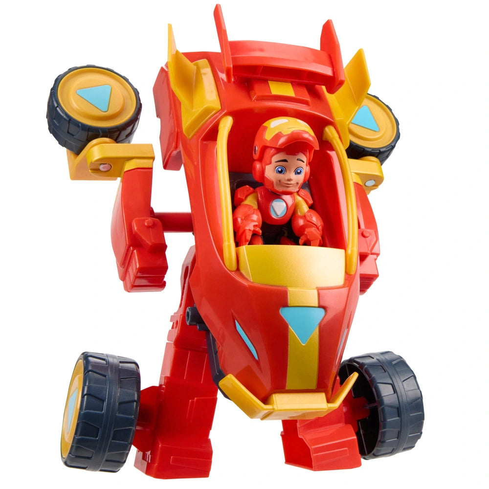 Marvel Iron Man And His Awesome Friends Figure & Vehicle 2-In-1 Mech Suit Iron Man Pack