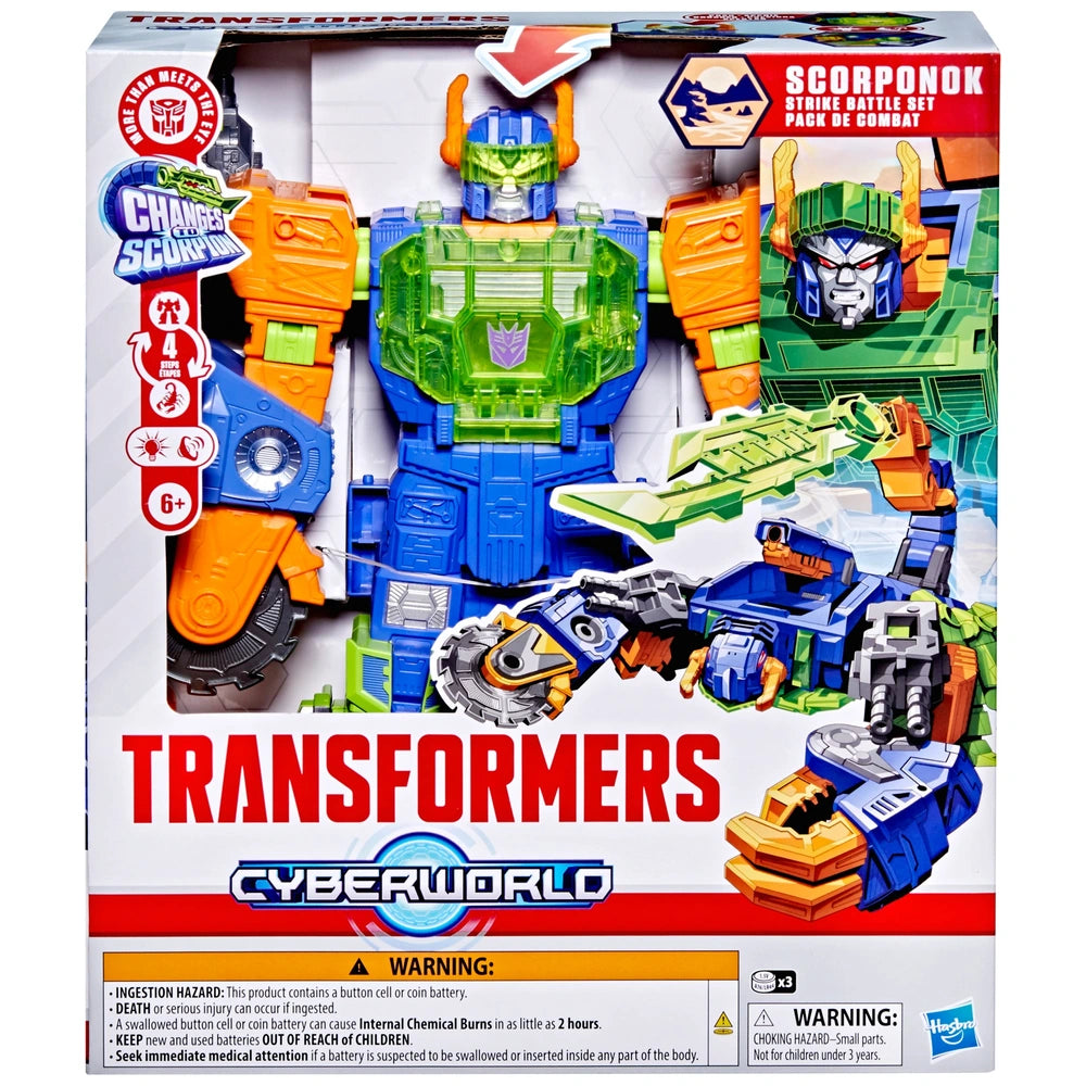Transformers Cyberworld Scorponok Strike Battle Set
