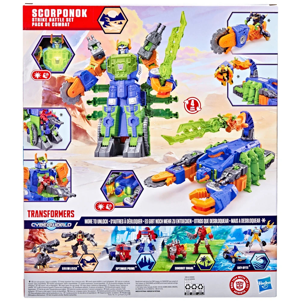 Transformers Cyberworld Scorponok Strike Battle Set