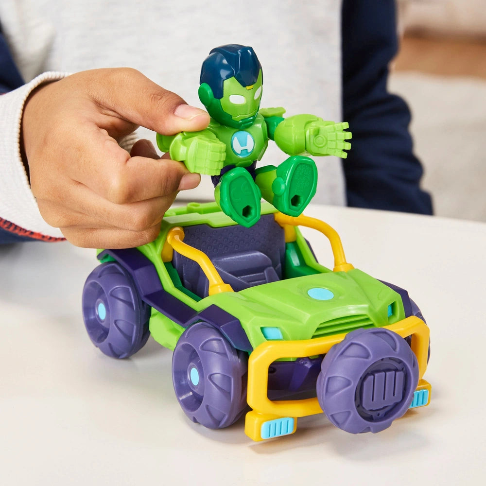 Marvel Iron Man And His Awesome Friends Figure & Vehicle Hulk Iron Racer Pack
