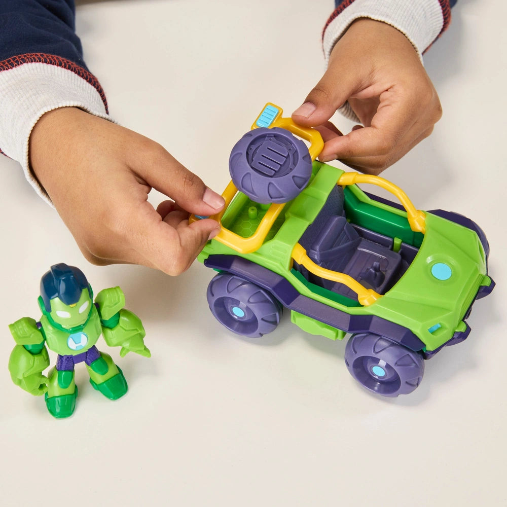 Marvel Iron Man And His Awesome Friends Figure & Vehicle Hulk Iron Racer Pack