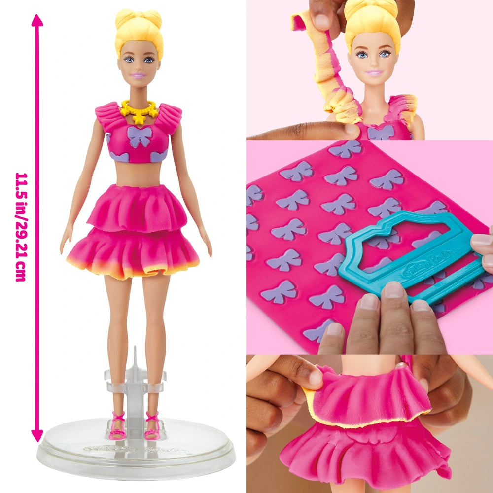 Play-Doh Barbie Ruffles And Bows Doll Set