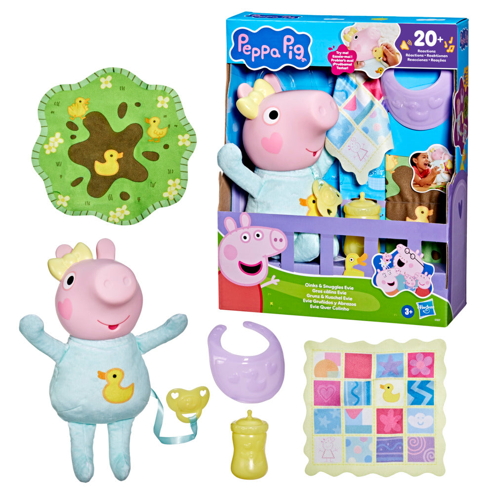 Peppa Pig Interactive Oinks & Snuggles Baby Evie Doll