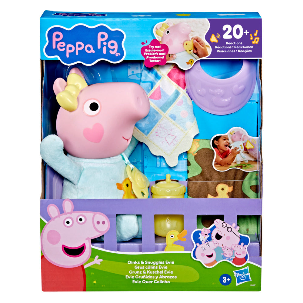 Peppa Pig Interactive Oinks & Snuggles Baby Evie Doll
