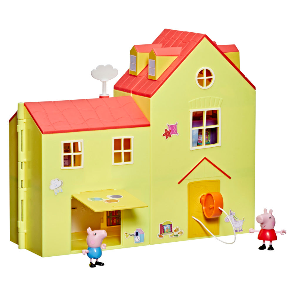 Peppa Pig's Big Family House Playset With Baby Evie