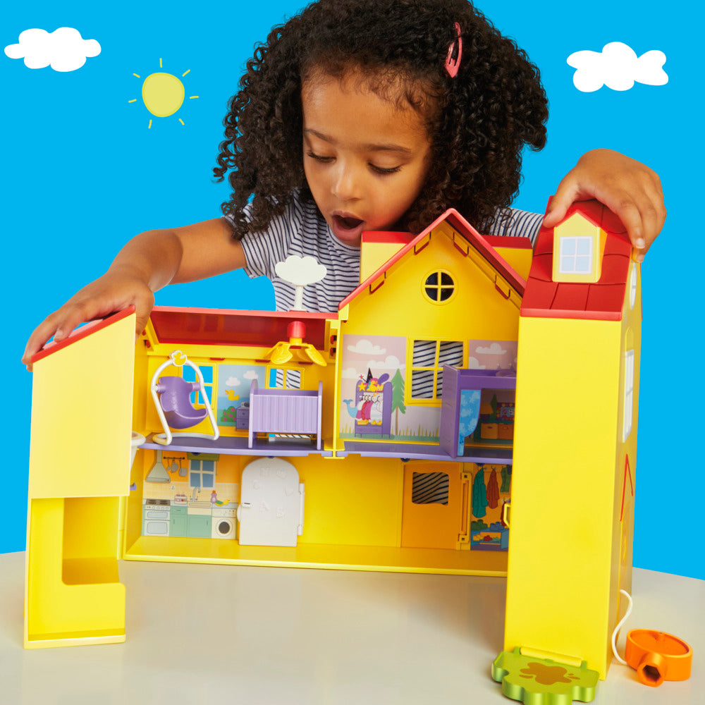 Peppa Pig's Big Family House Playset With Baby Evie