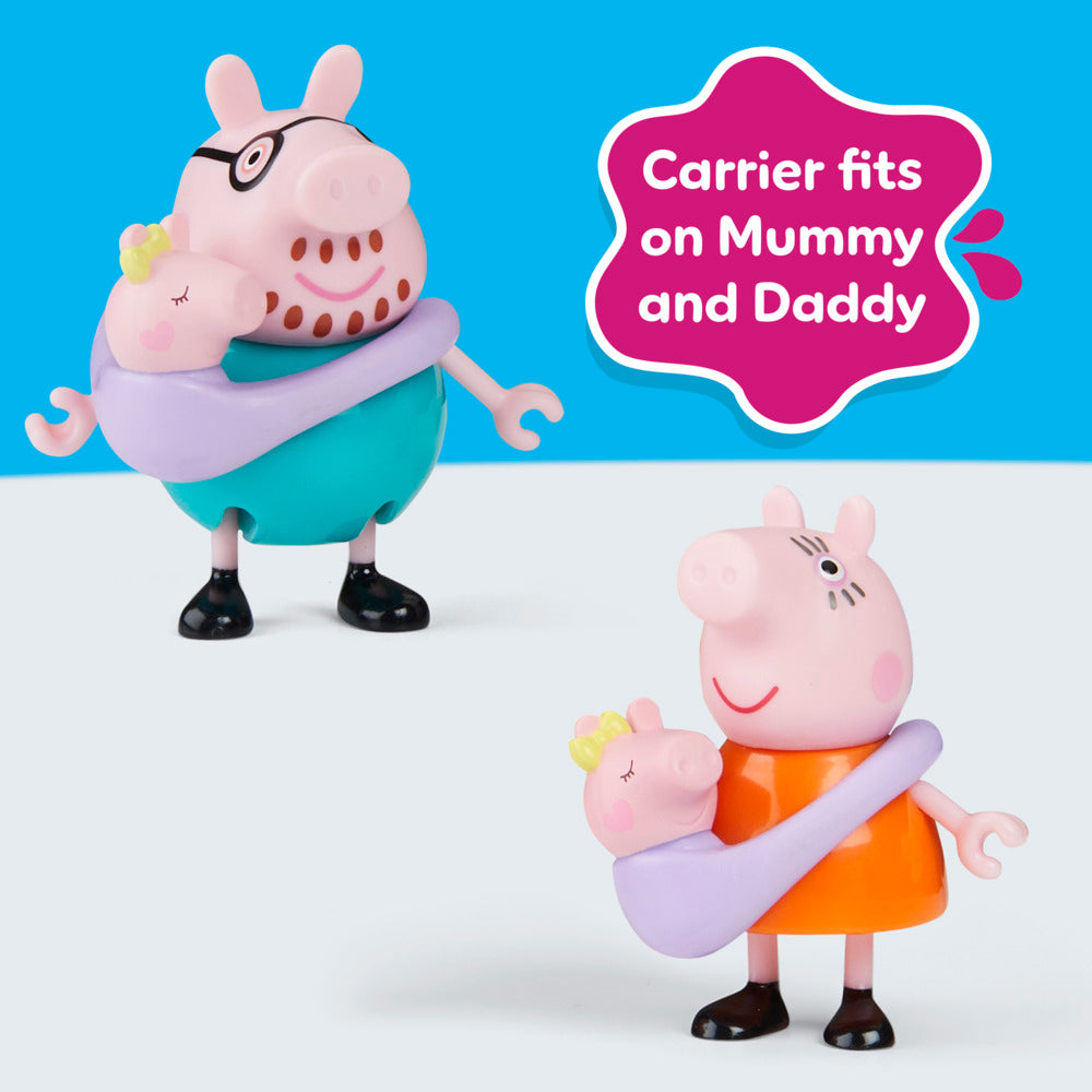 Peppa Pig Figures Peppa's Family Of Five Set With Baby Evie