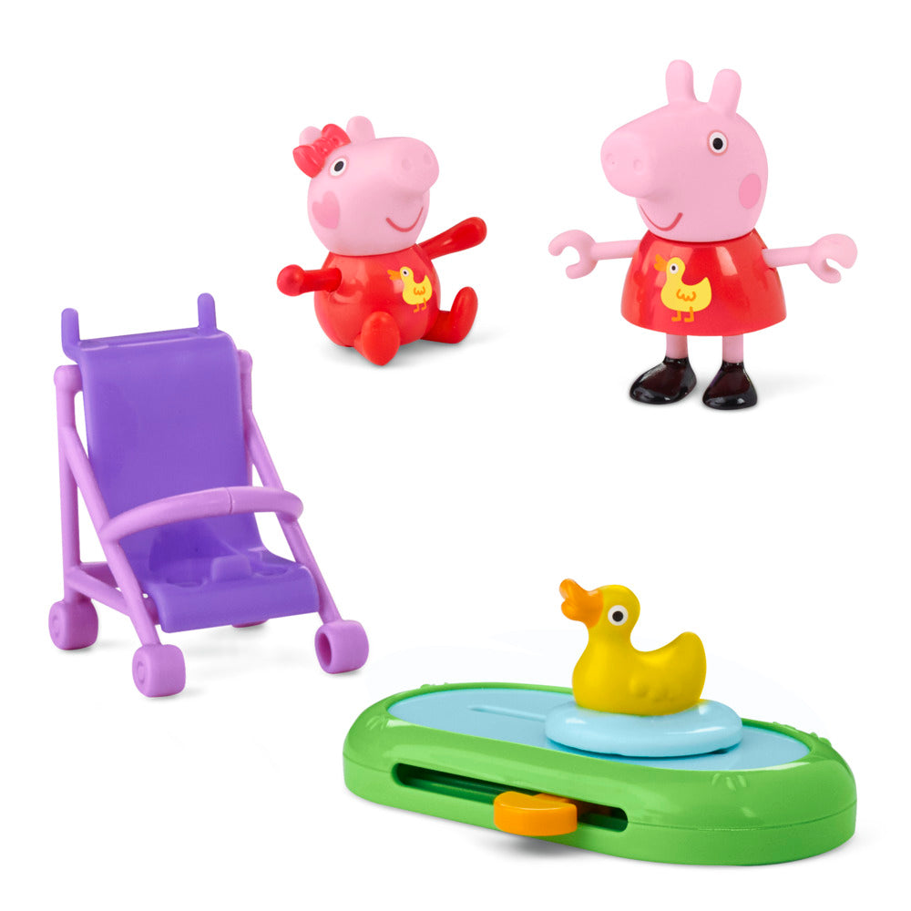 Peppa Pig Playset Peppa And Baby Evie's Park Fun
