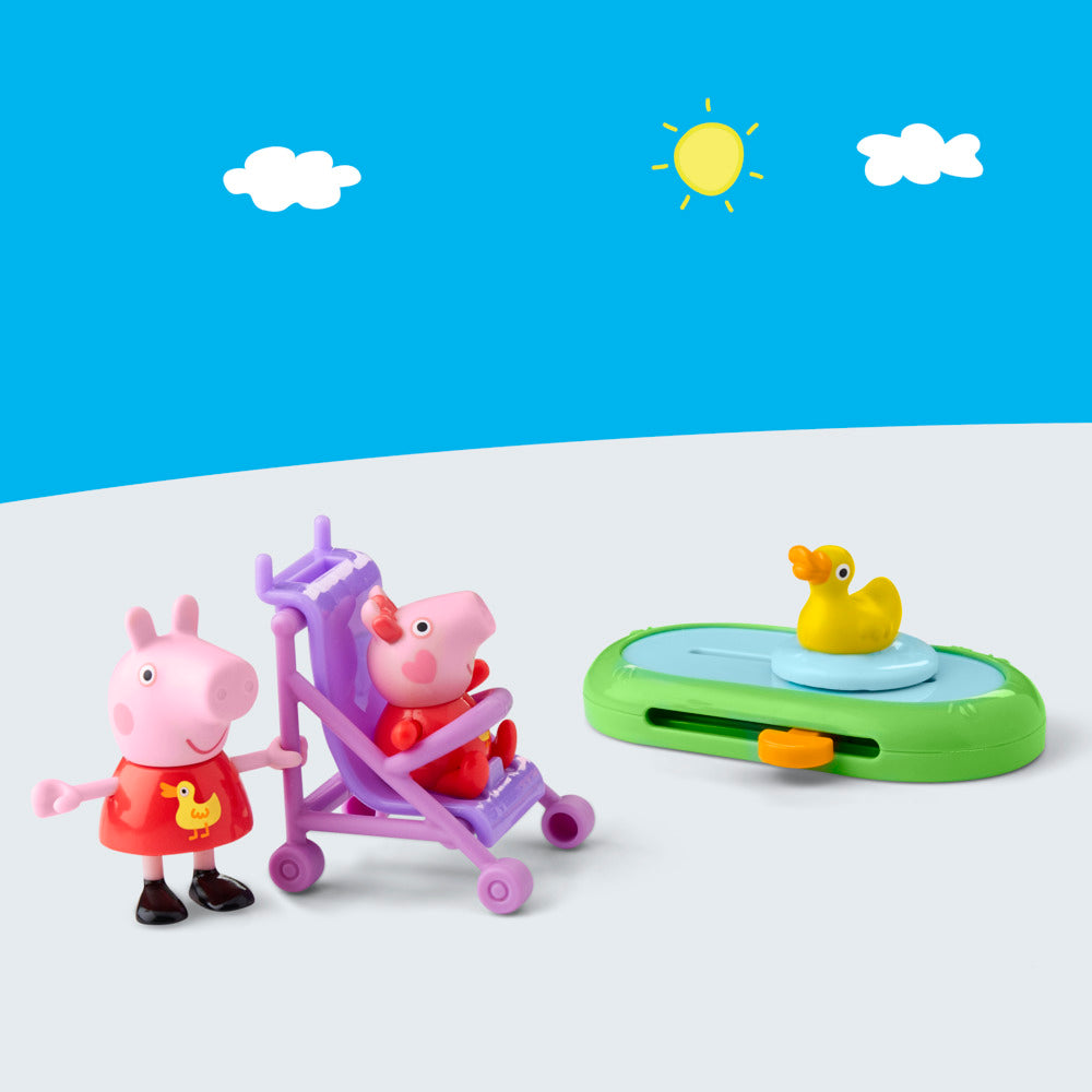 Peppa Pig Playset Peppa And Baby Evie's Park Fun
