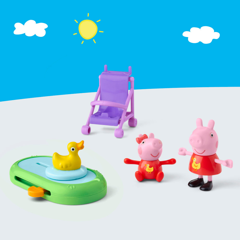 Peppa Pig Playset Peppa And Baby Evie's Park Fun