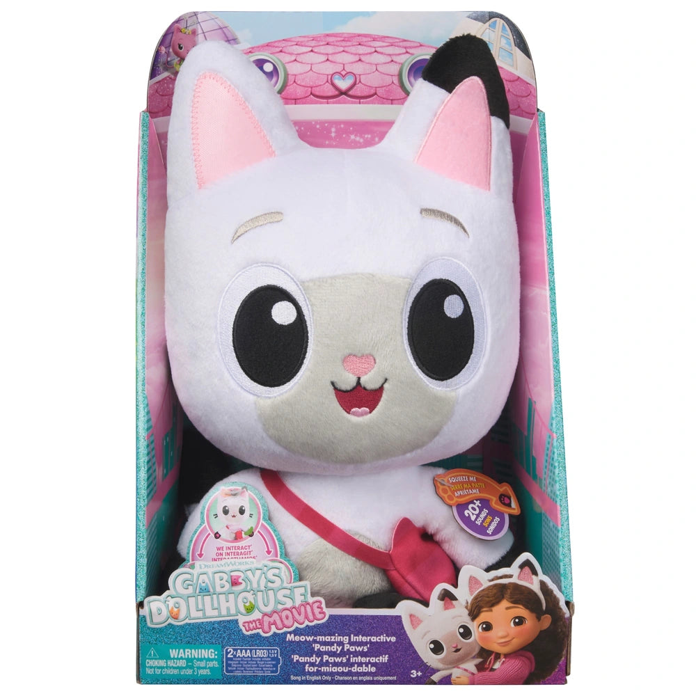 Gabby's Dollhouse: The Movie Interactive Plush Meow-Mazing Pandy Paws