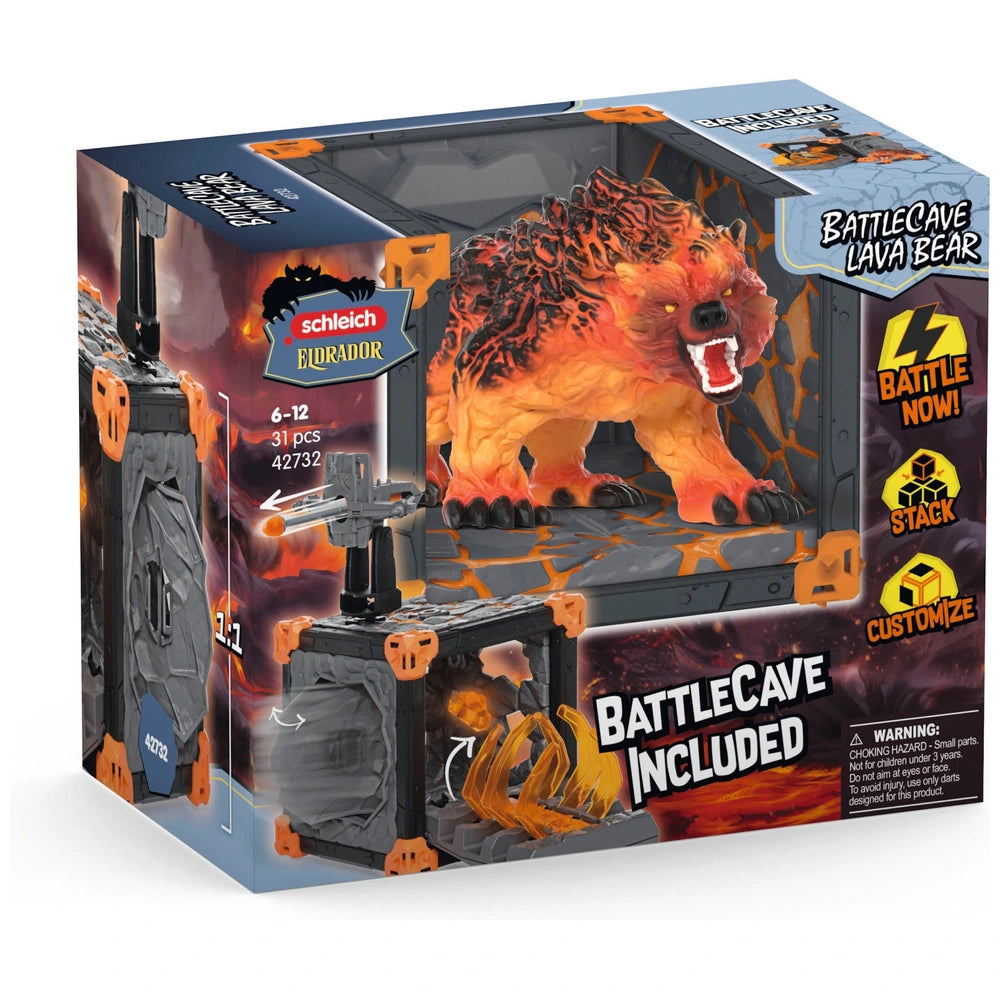 Schleich Eldrador Battlecave Lava Bear