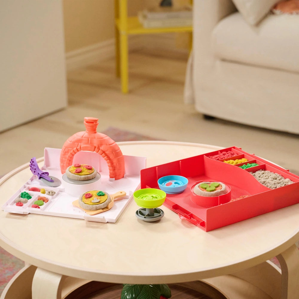 Kinetic Sand Squishpizza Rising Pizza Playset