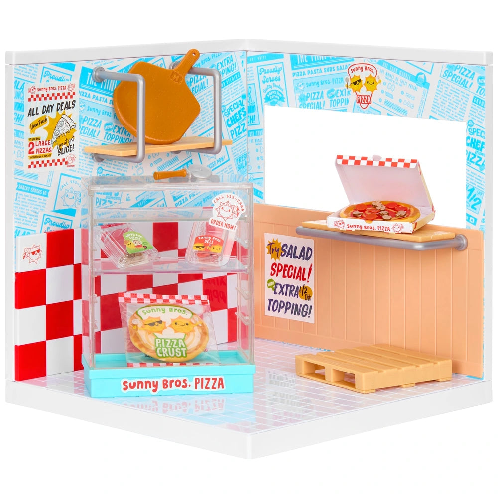 Mga's Miniverse Make It Mini Spaces Pizza Shop Building Set