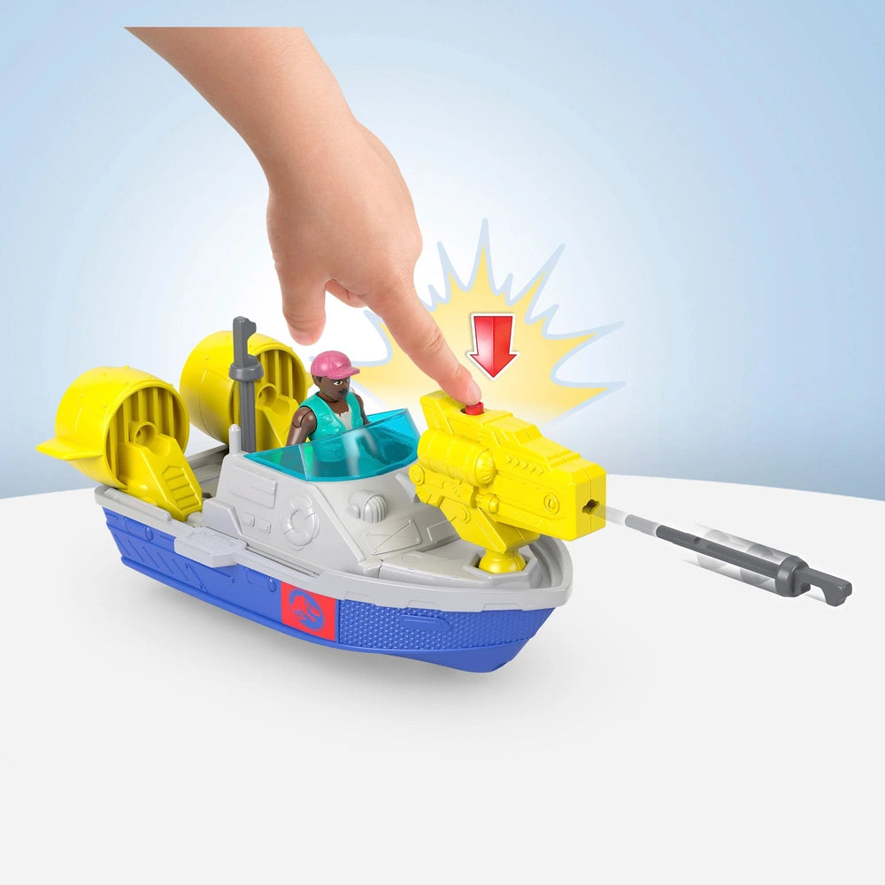Imaginext Jurassic World Rebirth Playset Aquachomp Chase Mosasaurus