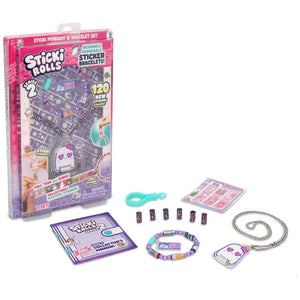 Sticki Rolls Sticker Pendant & Bracelet Making Set