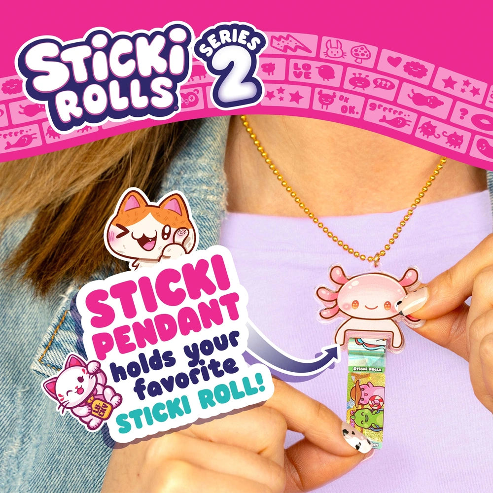 Sticki Rolls Sticker Pendant & Bracelet Making Set